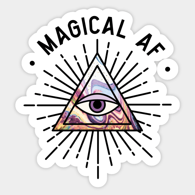 Magical AF Sticker by Perpetual Brunch